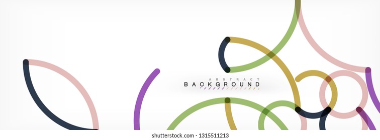 Diseño de fondo abstracto de líneas onduladas, líneas de color transparentes en gris, ilustración vectorial