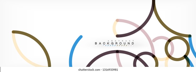 Diseño de fondo abstracto de líneas onduladas, líneas de color transparentes en gris, ilustración vectorial
