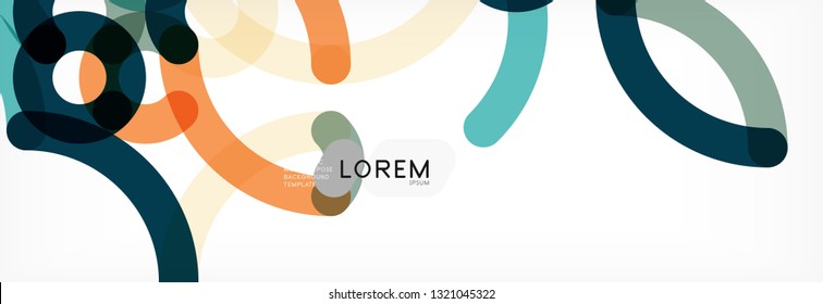 Kurze Wellenlinien abstraktes Hintergrunddesign, transparente Farblinien auf Grau, Vektorgrafik