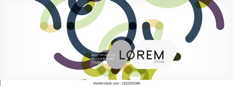 Diseño de fondo abstracto de líneas onduladas, líneas de color transparentes en gris, ilustración vectorial