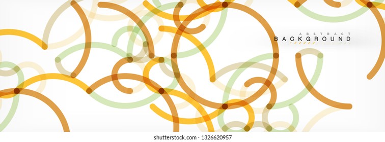 Kurze Wellenlinien abstraktes Hintergrunddesign, transparente Farblinien auf Grau, Vektorgrafik