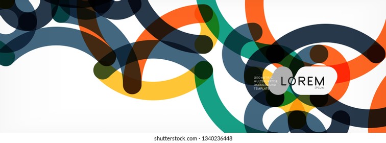 Diseño de fondo abstracto de líneas onduladas, líneas de color transparentes en gris, ilustración vectorial