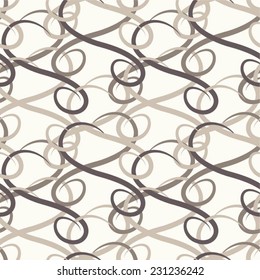 Curly weave mesh with linear