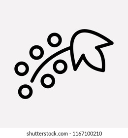 Currant icon line element. Vector illustration of currant icon line isolated on clean background for your web mobile app logo design.