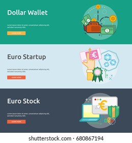 Currencies Conceptual Banner Design