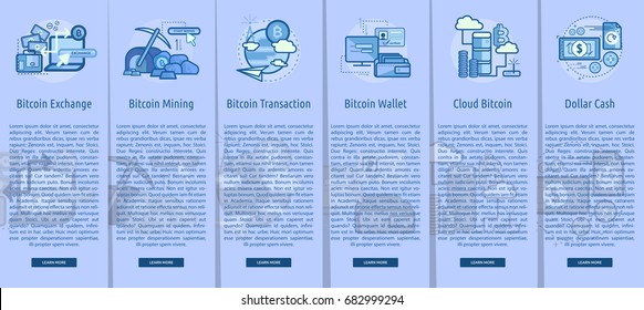 Currencies Vertical Banner Concept