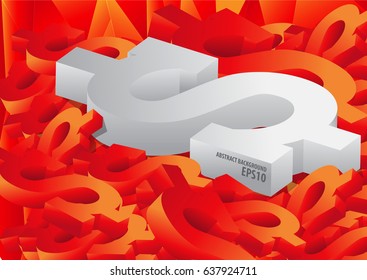 currency abstract background red white color 