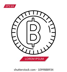 currency coin vector icon symbol