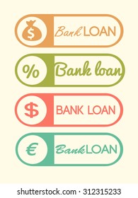Currency concept  Bank Loan