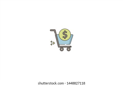 Currency concept icon in trendy flat style isolated on white background. Currency concept symbol. Vector illustration