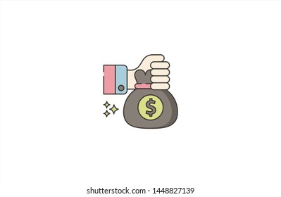 Currency concept icon in trendy flat style isolated on white background. Currency concept symbol. Vector illustration