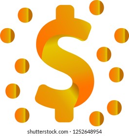 currency dollar logo design