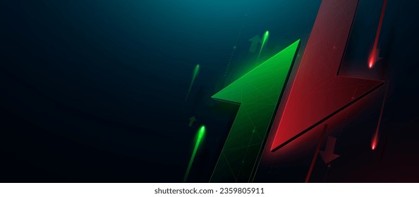 Currency exchange. Big data network connections technology. Transfer arrow symbol. Financial stock market. Vector illustration