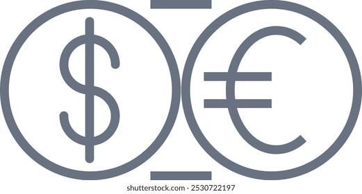 Currency Exchange icon design for personal commercial use