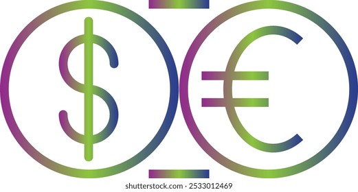 Currency Exchange icon design for personal commercial use