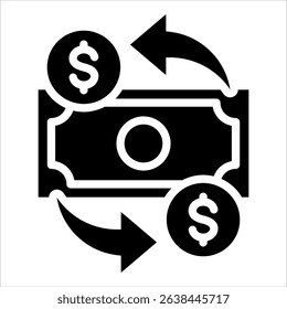 Currency Exchange Icon Element For Design