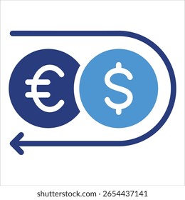 Elemento De Ícone De Câmbio De Moeda Para Design