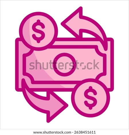 Currency Exchange Icon Element For Design