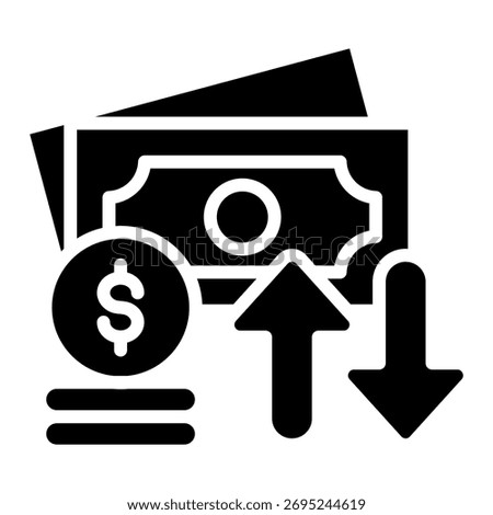 Currency Exchange Icon Element For Design