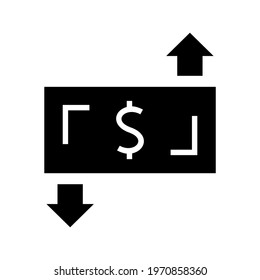 currency exchange icon or logo isolated sign symbol vector illustration - high quality black style vector icons
