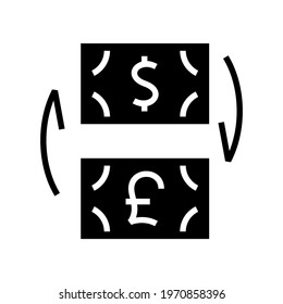 currency exchange icon or logo isolated sign symbol vector illustration - high quality black style vector icons
