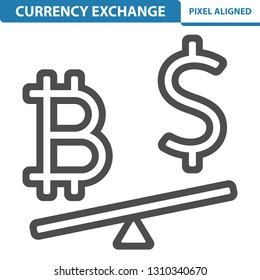 Currency Exchange Icon. Professional, pixel perfect icon, EPS 10 format.