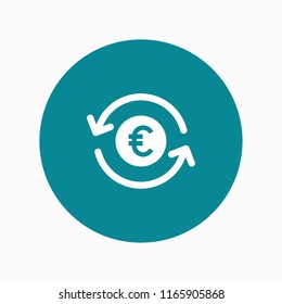 currency exchange icon vector