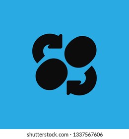 currency exchange icon vector