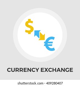 Currency exchange icon vector. 