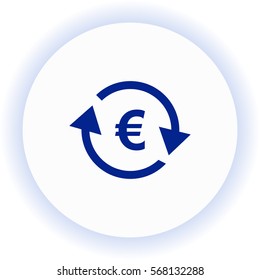 Currency exchange  icon. Vector design.