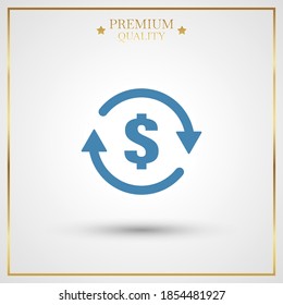 currency exchange icon. Vector illustration EPS 10.