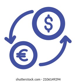 currency exchange Isolated Vector icon which can easily modify or edit

