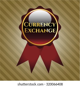 Banda roja de Exchange de divisas