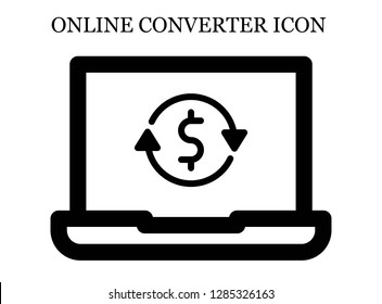 Currency exchange search icon. Editable Currency exchange search icon for web or mobile.