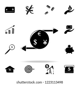 currency exchange sign icon. Finance icons universal set for web and mobile