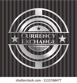 Currency Exchange silver emblem