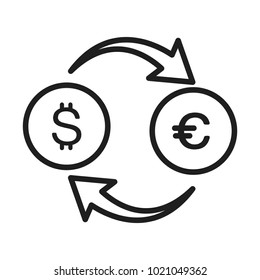 Currency exchange symbol