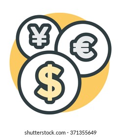 Currency Exchange Vector Icon
