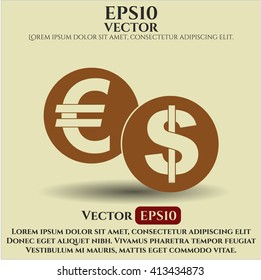 Currency Exchange vector icon