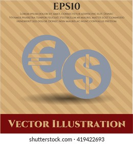Currency Exchange vector icon