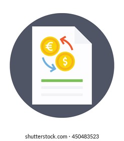 Currency Exchange Vector Icon