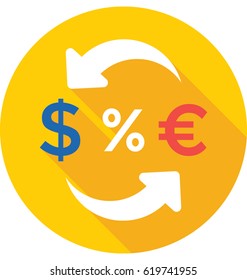 Currency Exchange Vector Icon