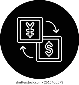 Currency Exchange vector icon. Can be used for printing, mobile and web applications.