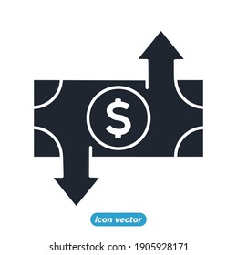 Currency exchange Vector Icon. Money symbol vector illustration