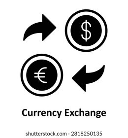 Currency Exchange Vector Icon which can easily modify or edit

