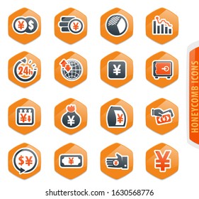 Currency exchange vector icons for user interface design