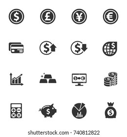 currency exchange vector icons for your creative ideas