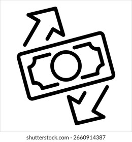 Elemento De Icono De Fluctuación De Moneda Para Diseño