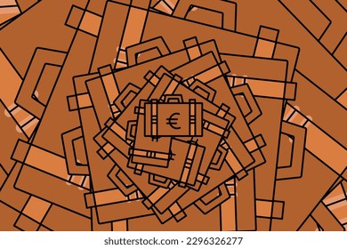 currency icon abstract background design 