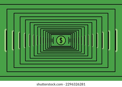 diseño de fondo abstracto de icono de moneda 